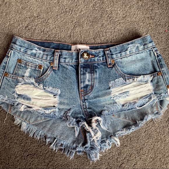 One Teaspoon Pants - Trashwhore Shorts